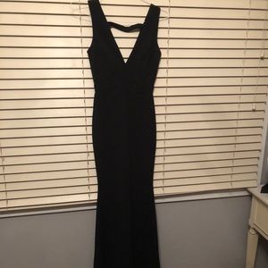 Long black dress